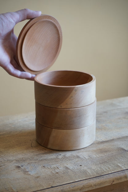 3-tier wooden case