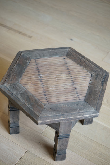 Hexagonal side table