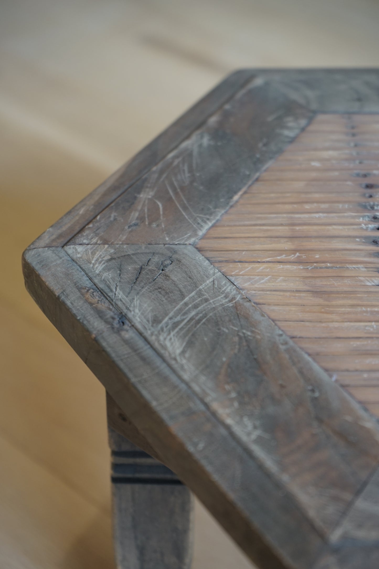 Hexagonal side table
