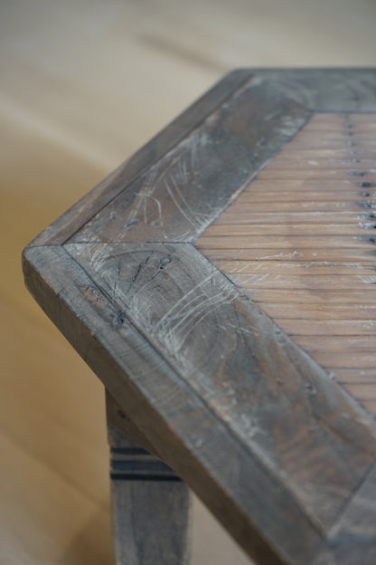 Hexagonal side table