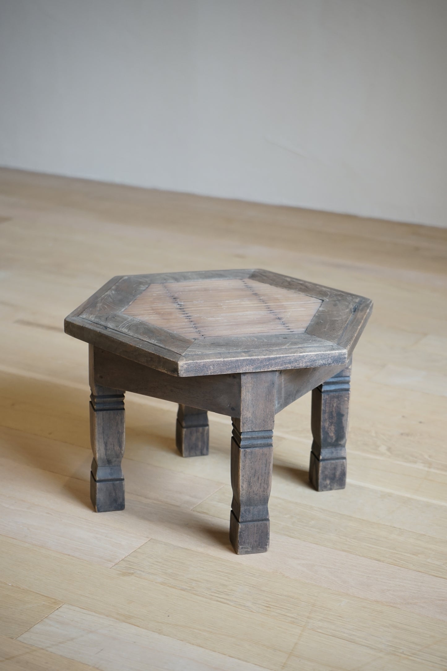 Hexagonal side table