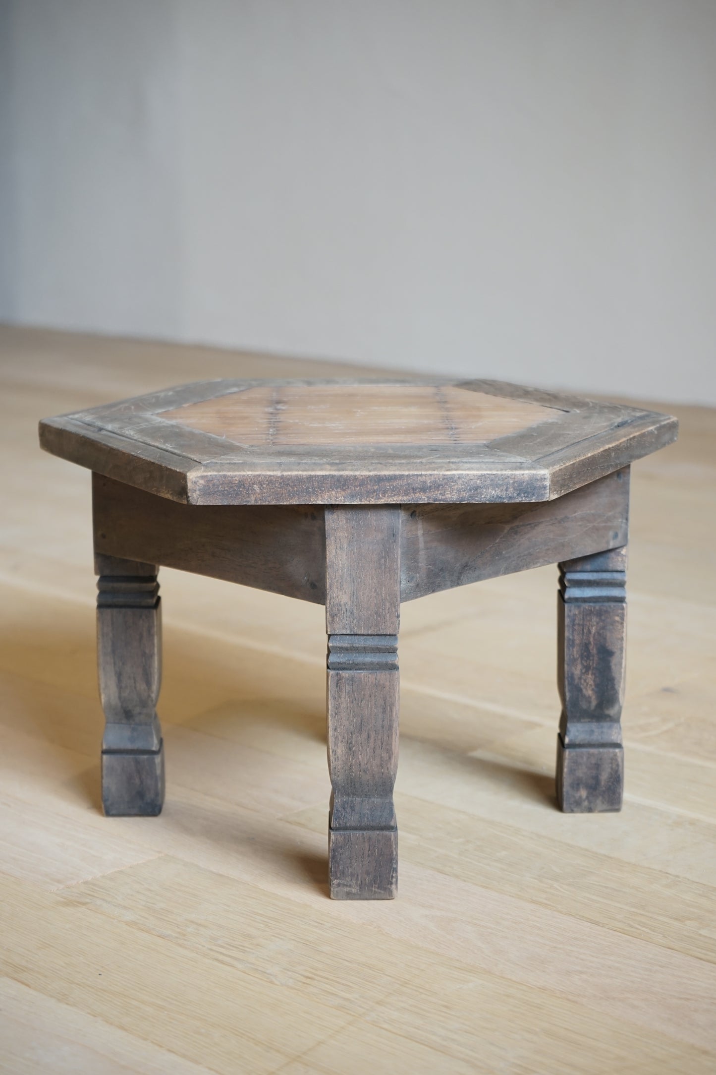 Hexagonal side table