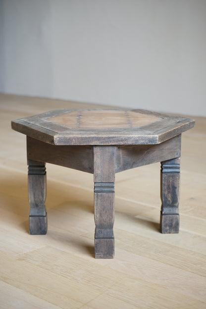 Hexagonal side table